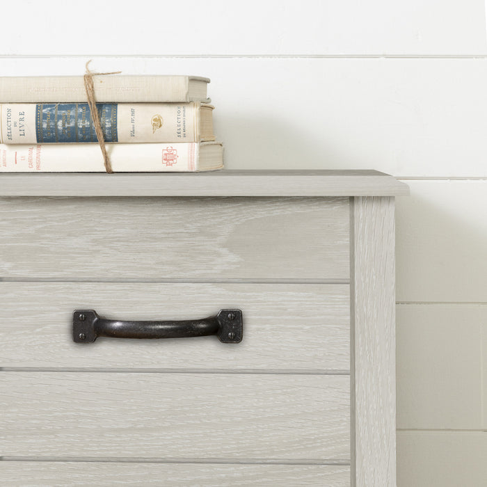 Ulysses Bookcase Headboard - Winter Oak