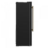 Forno Salerno 33-inch Side-by-Side Black Refrigerator, 15.6 cu.ft. - FFRBI1805-33BLK | Refrigerateur cote a cote Salerno en noire de 33 po, 15,6 pi³ - FFRBI1805-33BLK