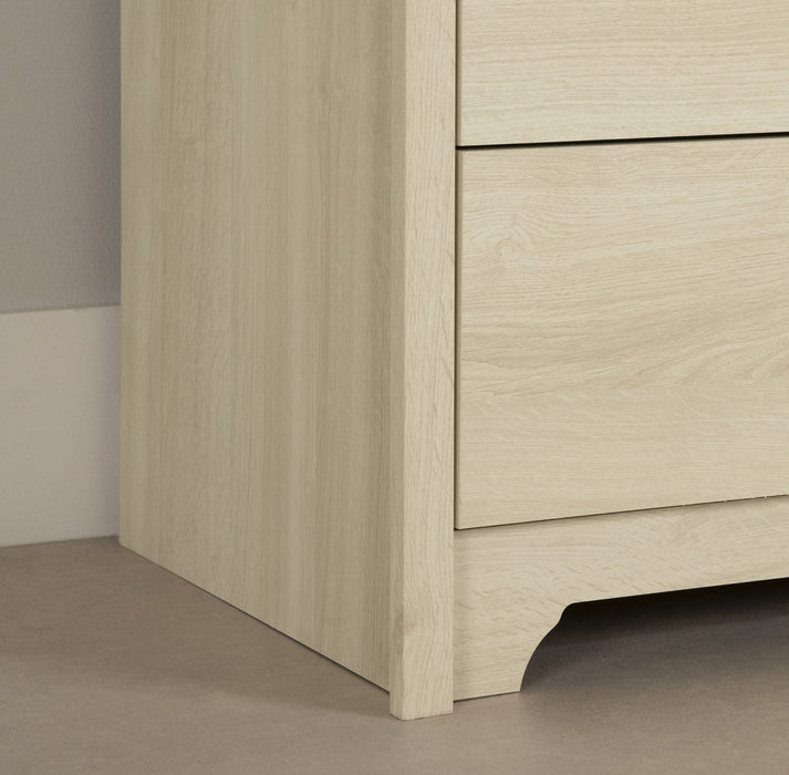 Fusion 6-drawer Dresser - Bleached Oak 
