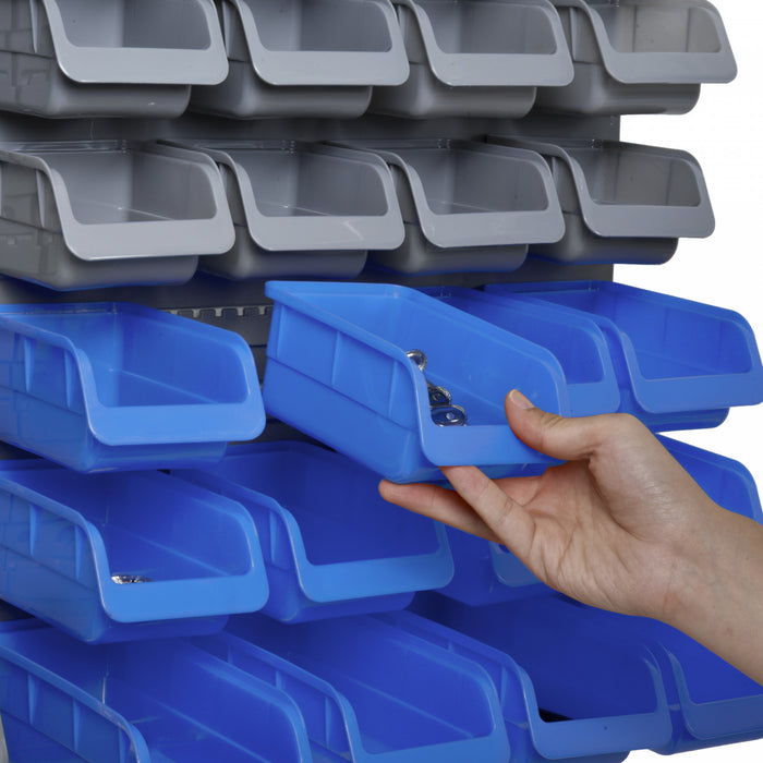 Durhand 44 Piece Wall Mounted Storage Bins