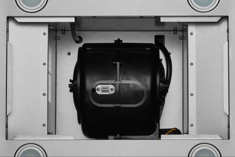 Hauslane 36\" Glass Canopy Island Range Hood - IS-200SS-36