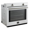 Forno Vomero 30" Single Wall Oven in White, 5 cu.ft. Convection Oven - FBOEL1370-30WHT | Four mural simple Vomero 30 po, blanc, four a convection de 5 pi³ - FBOEL1370-30WHT