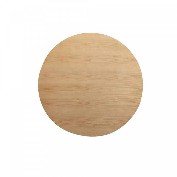 Hathaway Modern Industry Chic 59\" Round Dining Table in Natural