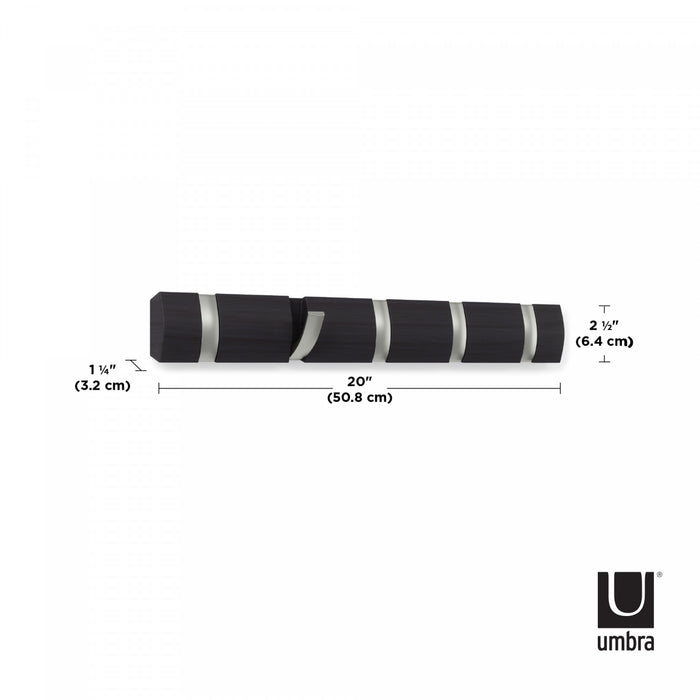 Umbra Flip Wall-Mounted Hooks - Driftwood