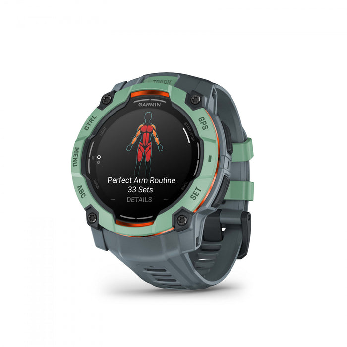 Garmin Instinct 3 Amoled Smartwatch 50 Mm - Rugged Militart Spec 810, Compass, Barometric Altimeter 