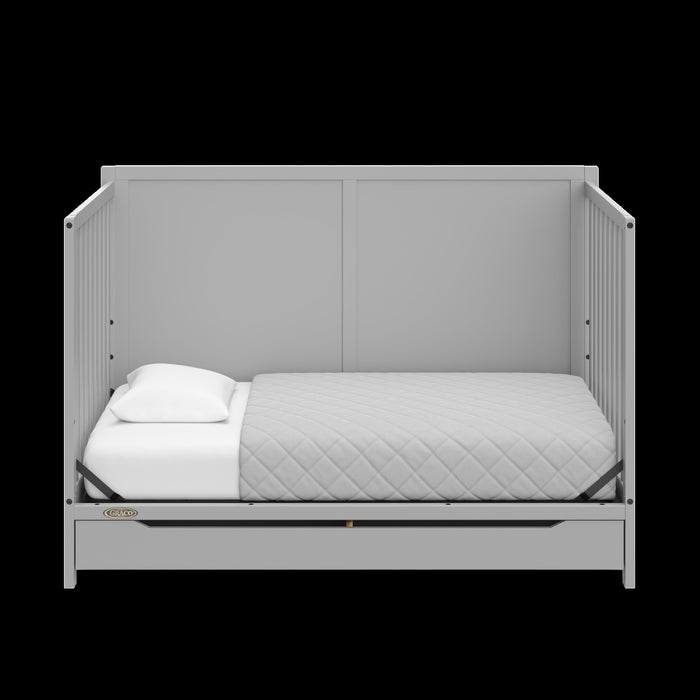 Graco Melrose 5-in-1 Convertible Crib with Drawer - Pebble Gray