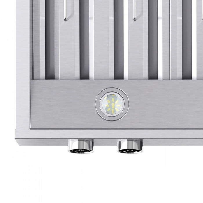 Forno Biagio 30-Inch Wall Mounted Range Hood, Stainless Steel, Heavy Duty -FRHWM5009-30