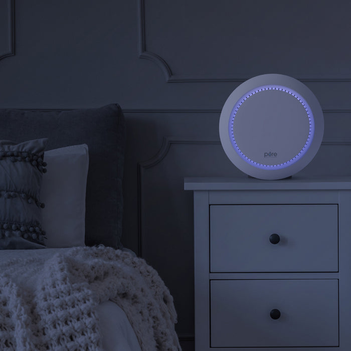 PureZone Halo True HEPA Desktop Air Purifier - CA-PEAIRDSK