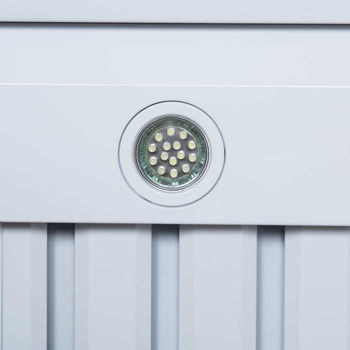 Forno Ambassador 36\" Range Hood, White, 427 CFM, 3 speeds, Remote Control - FRHWM5099-36CPWHT