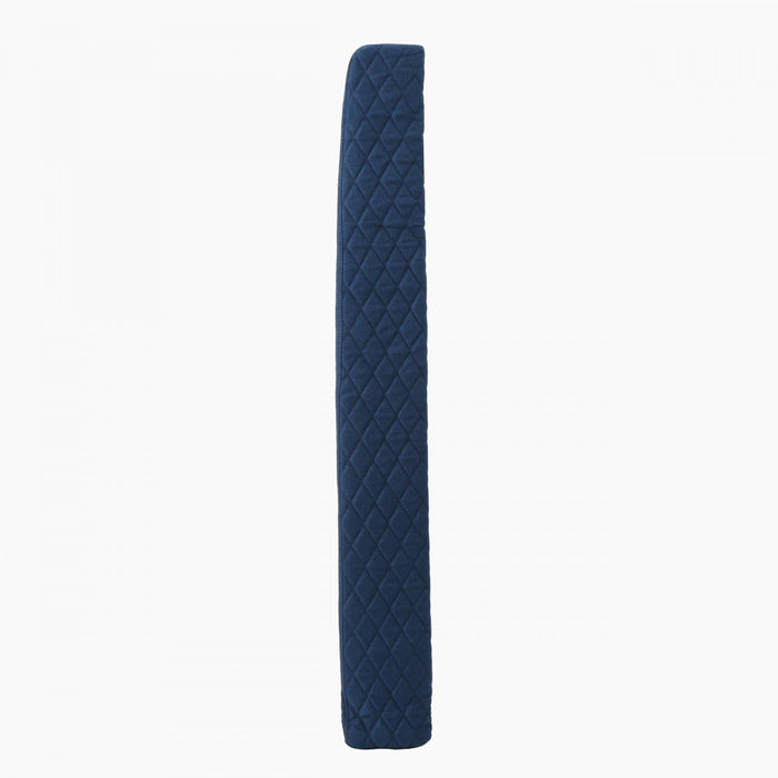 Hansen Upholstered Wingback Headboard With Button Tufting,king Size,dark Navy