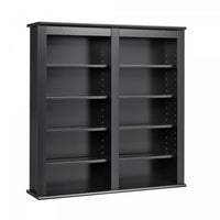 Double Wall Mounted Storage - Black