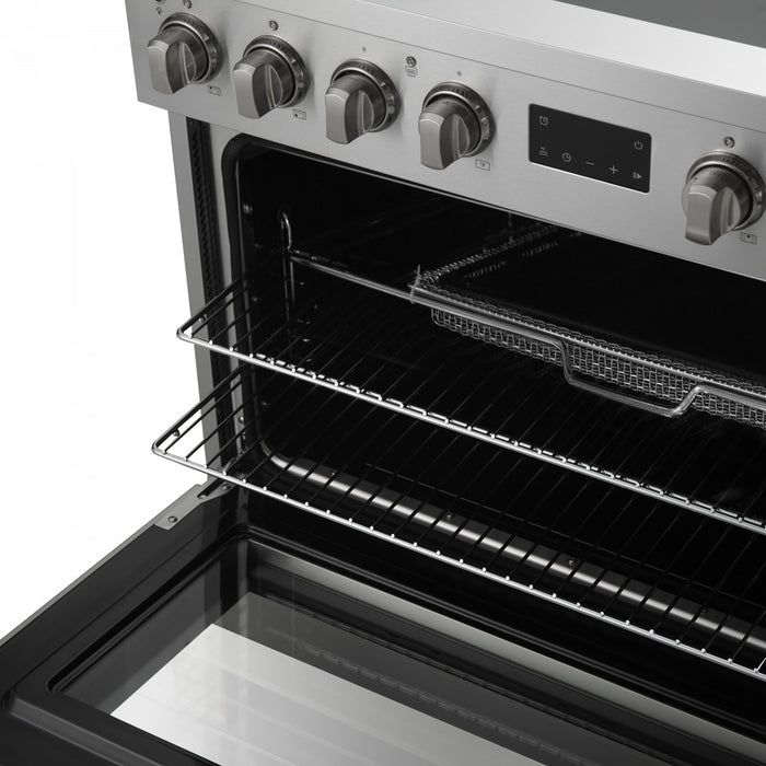 Forno Torino 36\" Induction Range, Stainless Steel - FFSIN0936-36
