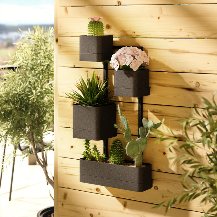 Umbra Cubiko Wall Planter - Black