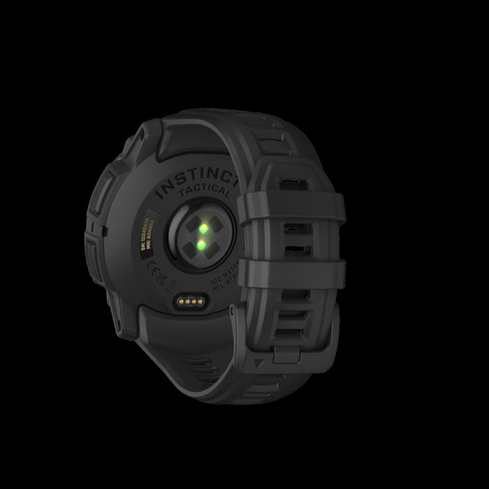 Garmin Instinct 3 50mm - Solar Tactical, Black, Gps, Led Flashlight, Mil-std-810, Unlimited Battery