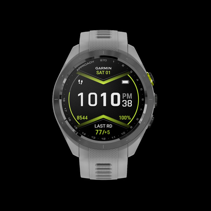 Garmin Approach S70 42mm - Black Ceramic, Amoled Golf Watch, 43k Courses, Virtual Caddie, Gps