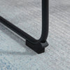HOMCOM Bar Stools Set of 2, Counter Height Barstools with Back