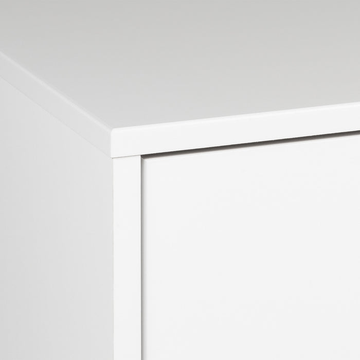 Floating 4-Drawer Dresser - White