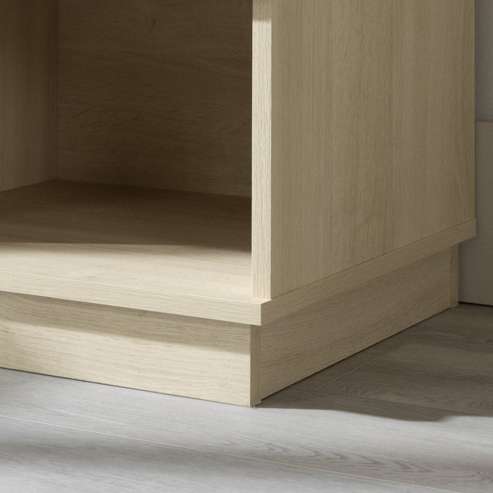 Noah 1-Drawer Nightstand Bleached Oak - South Shore