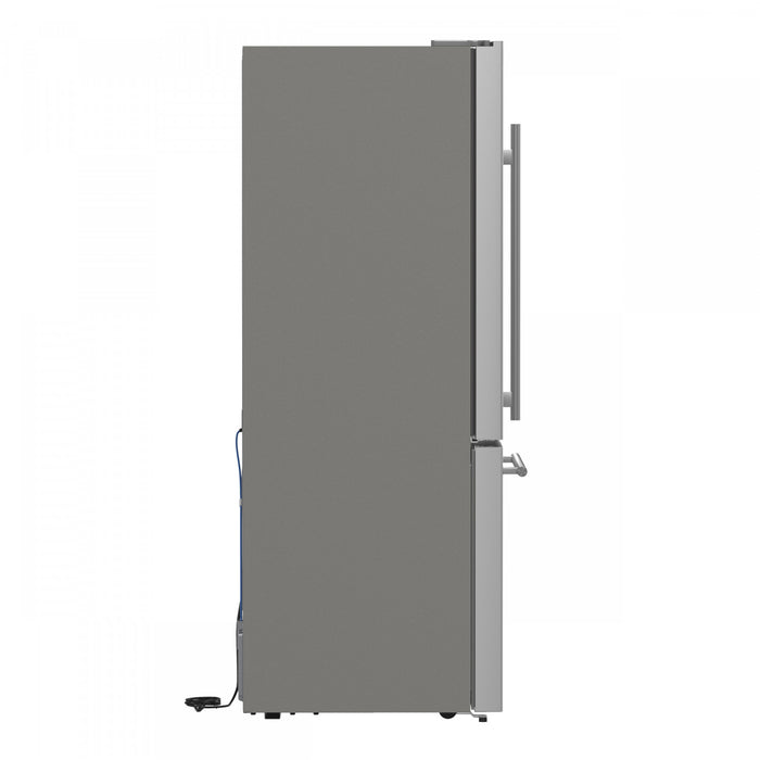 Forno Milano Espresso 31 Inch Bottom Freezer, Stainless Steel, 17.2 cu.ft. - FFFFD1786-31S