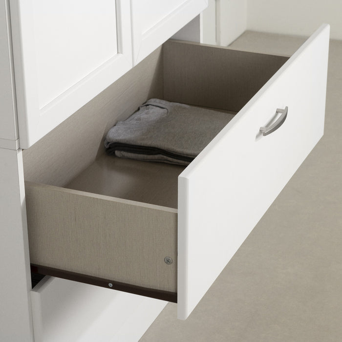 Acapella Wardrobe Armoire Pure White - South Shore Accent Cabinet