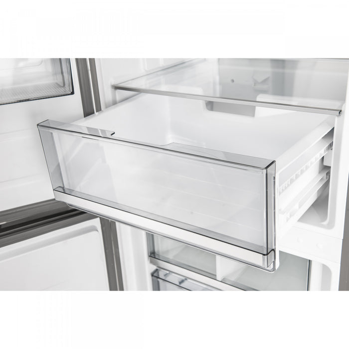 Forno Custodia 48\" Bottom Freezer combo, 20.6 cu.ft., Ice Maker, Total No frost, Stainless - FFFFD1766-48S Refrigerator