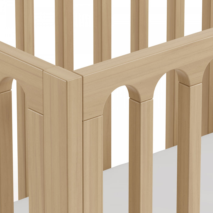 Storkcraft Sicily Deluxe 3-in-1 Convertible Crib with Bonus Toddler Guardrail - Driftwood