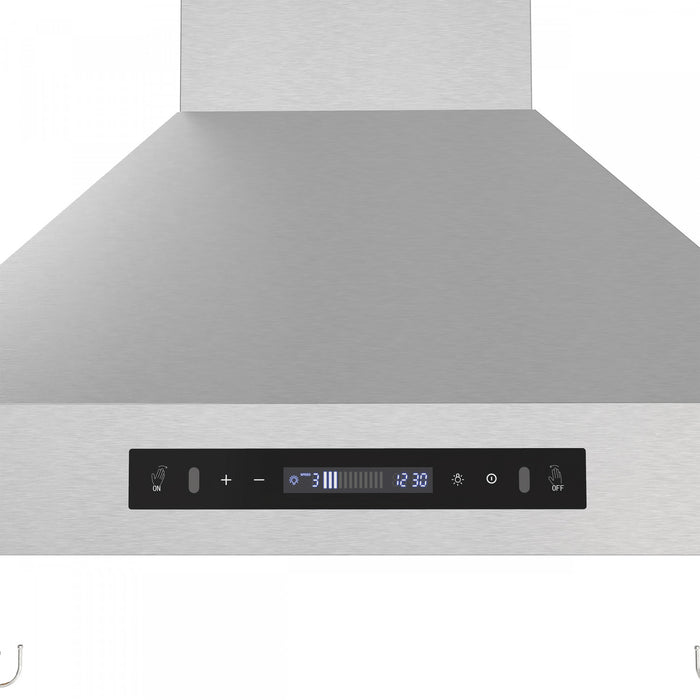 Forno Venezia 30 Inch Wall-Mounted Range Hood, Stainless steel-FRHWM5503-30