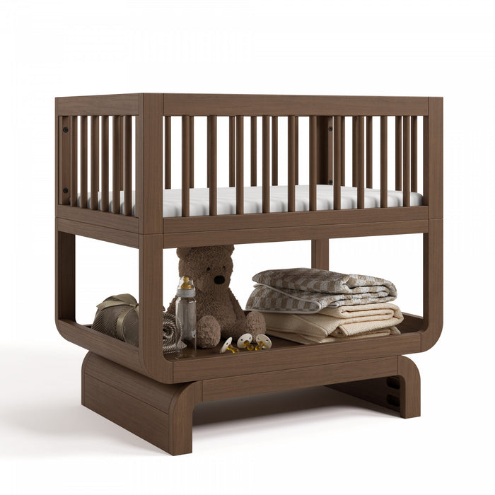 Storkcraft Santorini Deluxe 3-in-1 Convertible Bassinet - Hazelnut