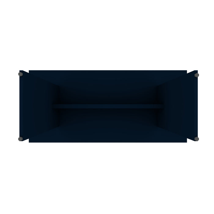 Nomad Modern 3-Piece Dining Set in Midnight Blue