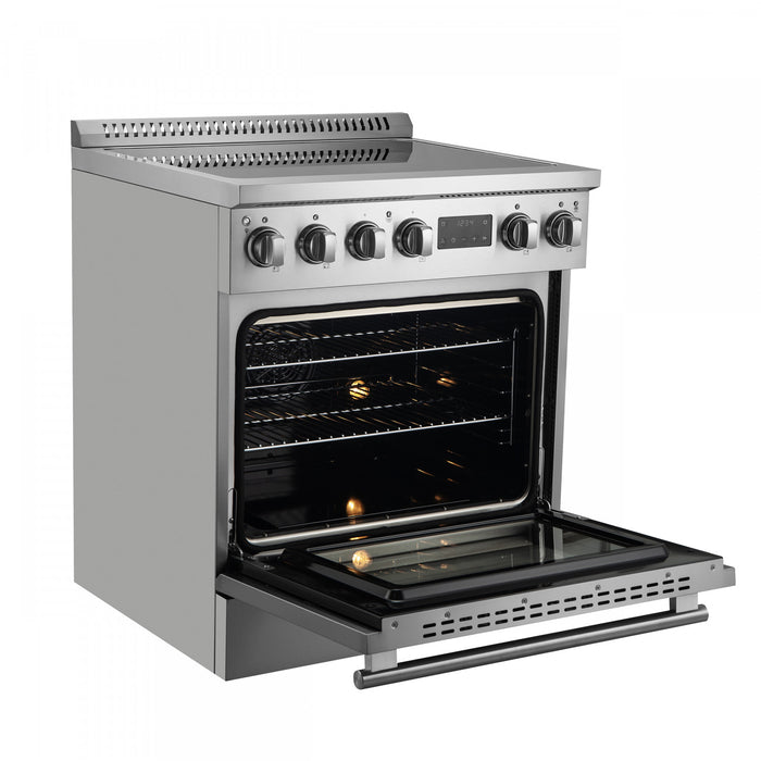 Forno Torino 30\" Induction Range, Stainless Steel - FFSIN0936-30