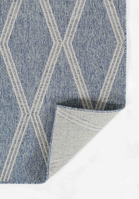Cypress Transitional 5'3\" x 7'0\" Area Rug in Blue Indoor Area Rug