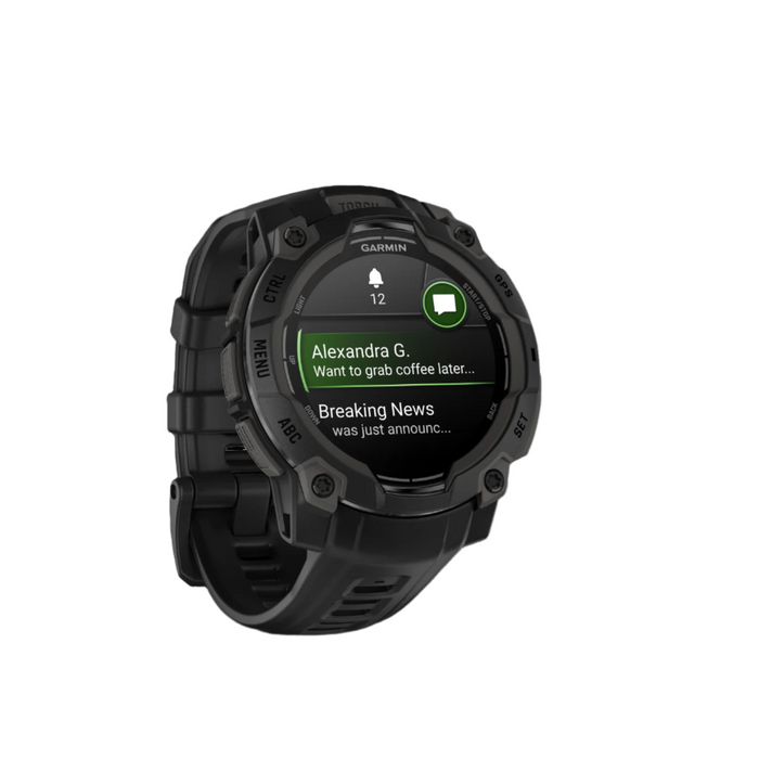 Garmin Instinct 3 Amoled Smartwatch 45 Mm - Rugged Military Spec 810, Compass, Barometric Altimeter 