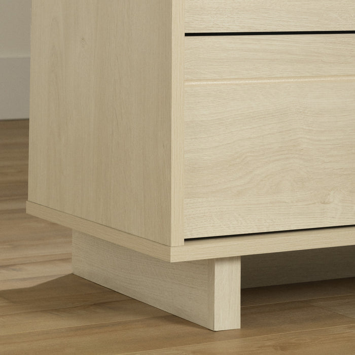 Noah 5-Drawer Chest Bleached Oak - South Shore