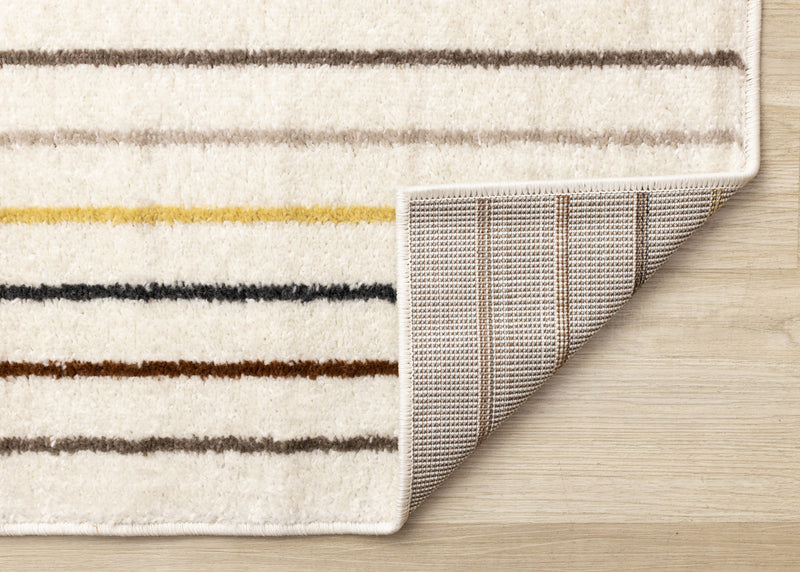 Marley Multi-Colour Double Rainbow Area Rug - 7'10\" x 10'6\"