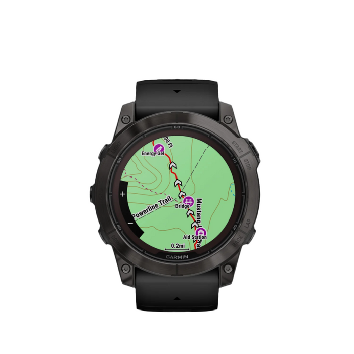 Garmin Fenix® 7x Pro Gps Smartwatch - Health Monitoring With Solar Charging, 51mm - Carbon Gray