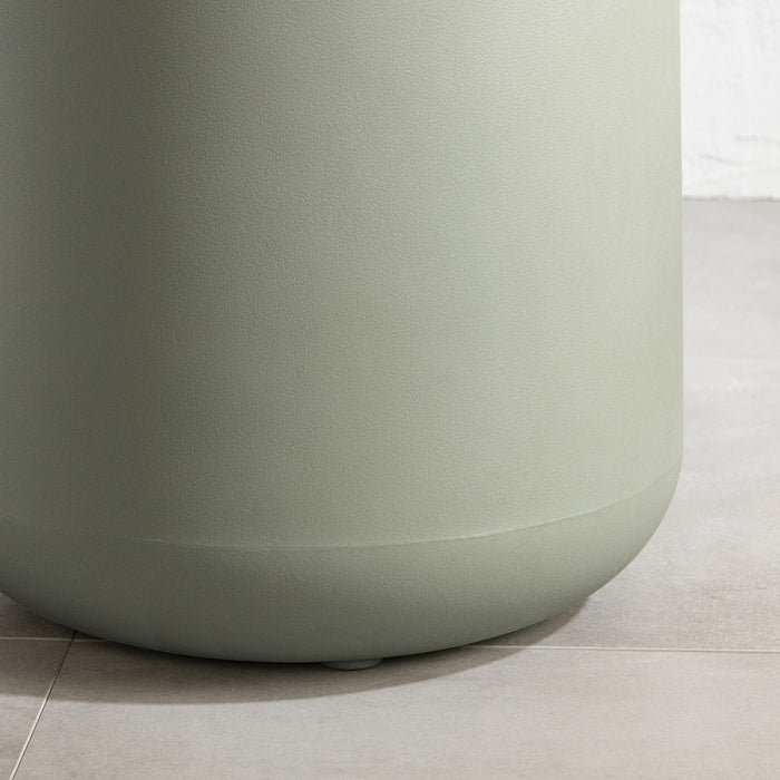 Dalya Round Outdoor Side Table Sage Green - South Shore Coffee Table