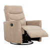 Sawyer 30 in. Upholstered Swivel Glider Recliner - Beige | Fauteuil inclinable pivotant a mouvement coulissant Sawyer de 30 po rembourre - Beige