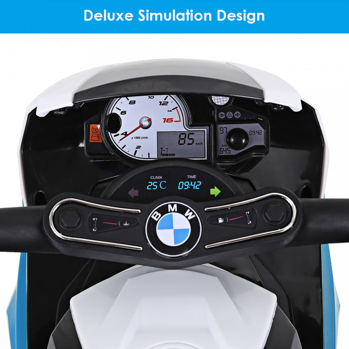 Costway Kids Ride On Motorcycle Bmw Licensed 6v Electric 3 Wheels Bicycle W/ Music&light