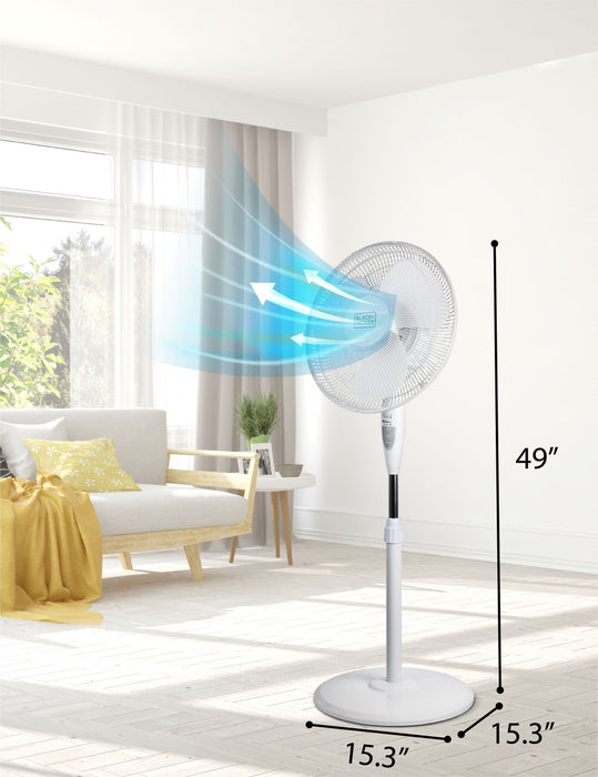 Black+Decker 16\" Stand Fan 