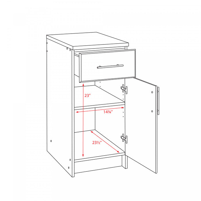 Elite 16\" Base Cabinet - White