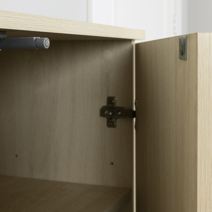 Arum Set Of 2 Sideboards With 2 Doors Bleached Oak - South Shore