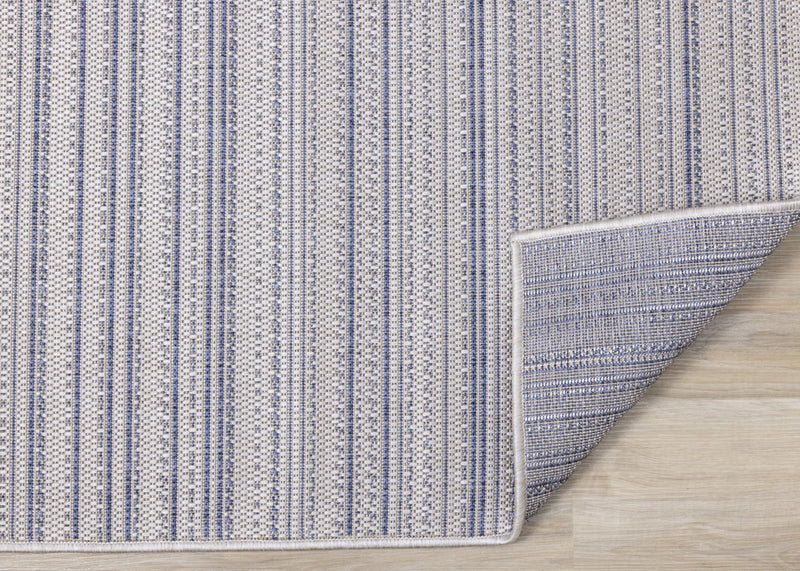 Cabana Textured Stripes Outdoor Area Rug - 7'10\" x 10'6\"