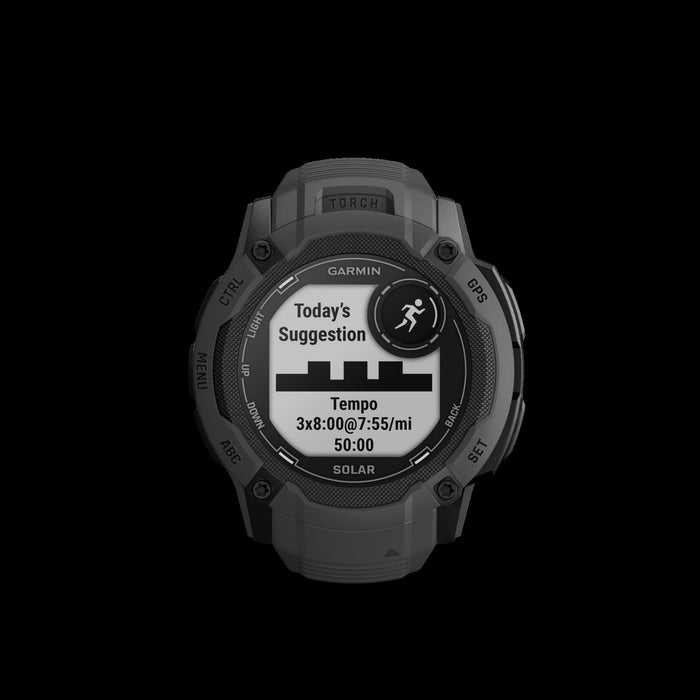 Garmin Instinct® 2x Solar Gps Smartwatch - Health & Fitness Tracking With Multi-band Gnss - Graphite