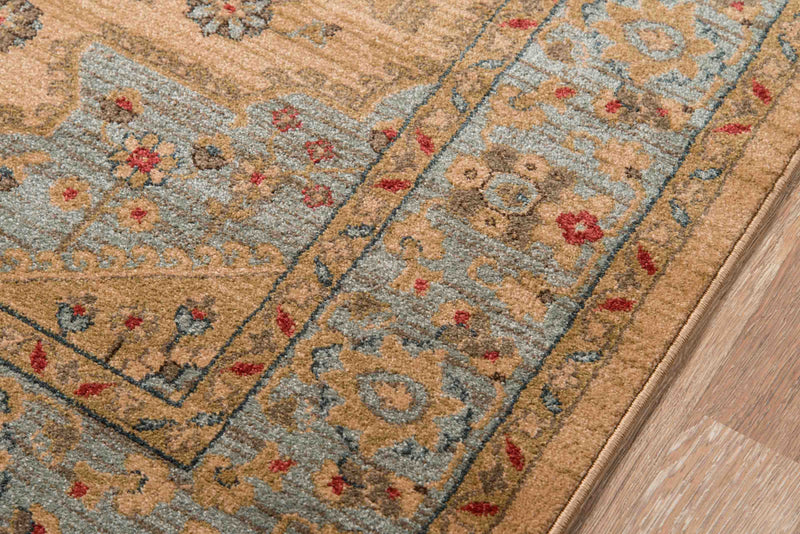 Lynda Traditional 7'10\" x 9'10\" Area Rug in Ivory Indoor Area Rug