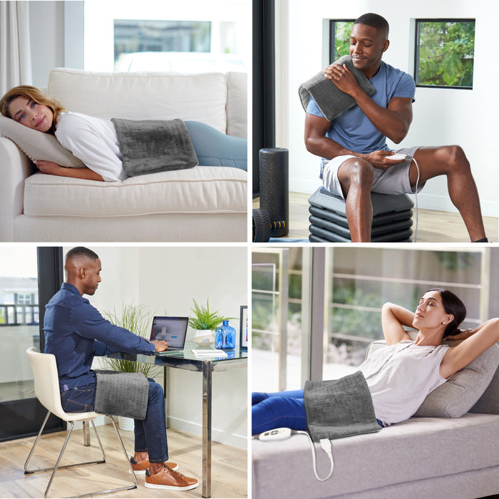PureRelief Plush Heating Pad Fitness