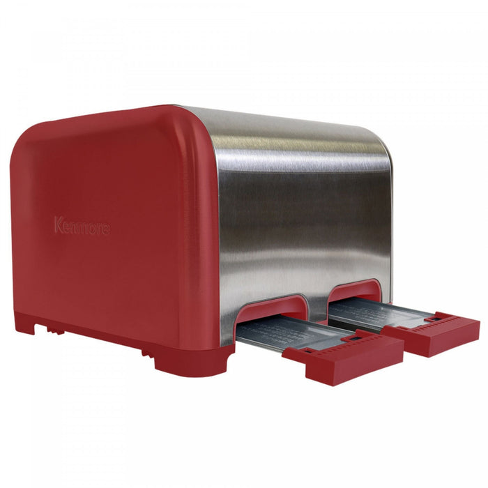 Kenmore 4-Slice Toaster with Dual Controls Red - KKTSDC4SR