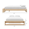 Gael Platform Bed Queen Bed | Lit plateforme Gael