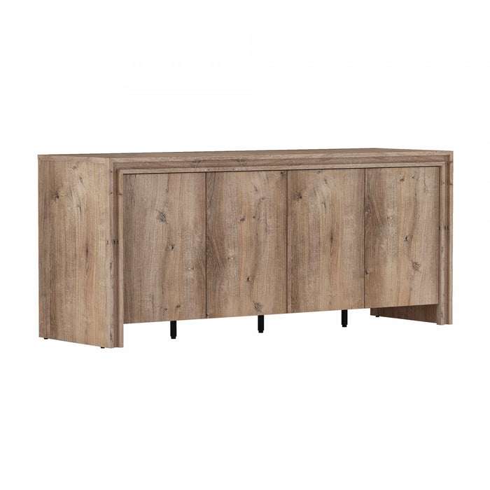 Corin Contemporary 60\" Sideboard in Brown (4-Door)