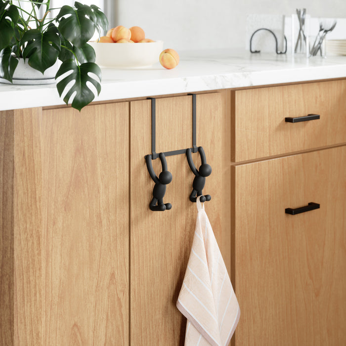 Umbra Buddy Double Over-Door Hooks - Black