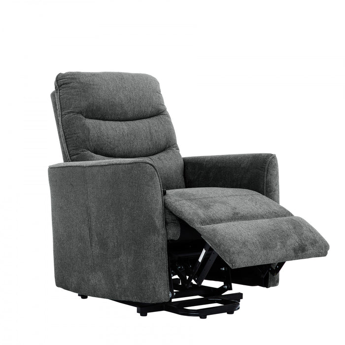 Sawyer 30 in. Upholstered Power Lift Recliner Chair - Grey